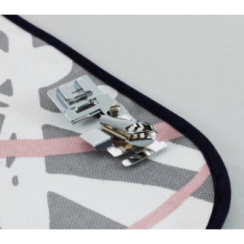 9907 PRESSER DOMESTIC MULTI-FUNCTION MACHINE ,COMPATIBLE WITH BROTHER,JANOME,SINGER,FEIYUE SHELL HEMMER PRESSER FOOT