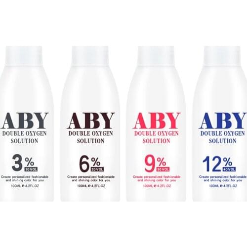 Aromatic Thick Dioxygen Milk Hair Color Cream Bleaching Powder Creme Developer Odorless H2o2 Oxidant 20 Vol 30 Vol 40 Vol 100ml