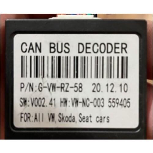 FEELDO 1PC Car Media Player Radio CANBUS BOX For Android Volkswagen VW-RZ-58