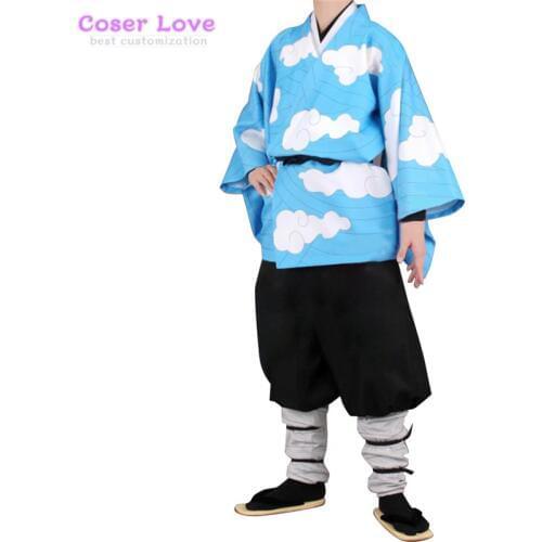 Demon Slayer: Kimetsu no Yaiba Kamado Tanjirou kimono haori Cosplay Costume Christmas Halloween Costume party