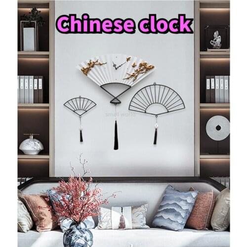Household Wall Decoration Wall Clock Contracted Retro Silent wall Clock Home Decor Living Room Decoration Clocks Home Decor