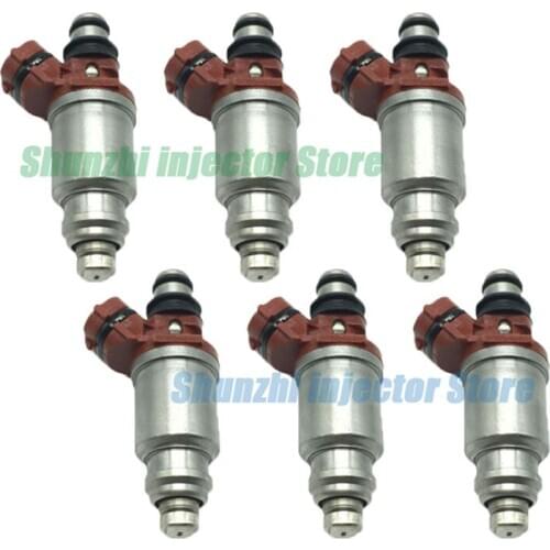 6PCS Fuel Injector Nozzle For Toyota Corolla Celica 4Cyl 1.8L Engine 7AFE AT200 AE102 OEM:23250-16160 23209-16160 2325016160