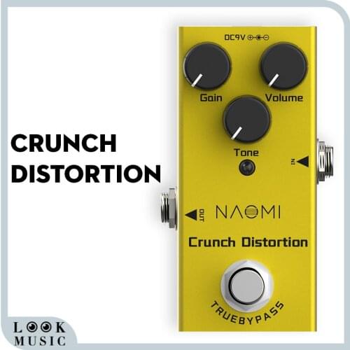 Crunch Electric Guitar Distortion Effect Pedal DC 9V True Bypass For Electric / Acoustic Electric Guitar Effect Pedal