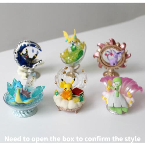 Blind Box Mystery Toy Starrium Pikachu Lapras Jirachi Gardevoir Umbreon Espeon Model Anime Figures Favorites Collect Ornaments