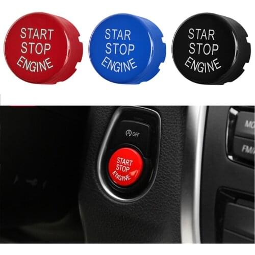 Start Stop Engine A Key To Start Engine Start Button Cover For BMW F Chassis F20 F30 F34 F10 F48 F52 F15 F16 F25 F26 Car Styli