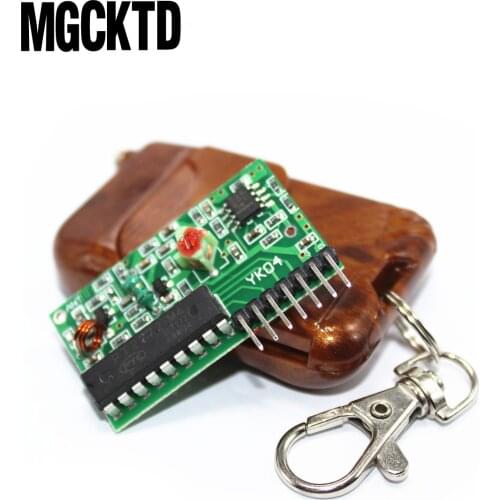 1set IC 2262/2272 4 Channel 315MHZ / 433MHZ Key Wireless Remote Control Kits Receiver module For arduino