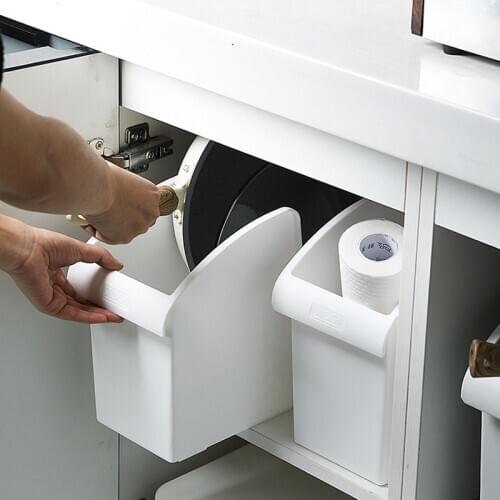 Kitchen Useful Special Storage Box Pulley Pot Cover Plastic Shelf Kitchenware White Storage Box Spice Plate Rack Storage Shelf