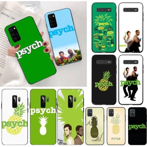 KPUSAGRT Psych Shawn and Gus Phone Case Cover for Samsung S20 plus Ultra S6 S7 edge S8 S9 plus S10 5G lite 2020