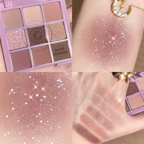 Fashion New Arrival Charming Eyeshadow Palette 9 Color Make Up Palette Matte Shimmer Eye Shadow Beauty