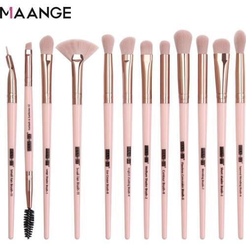 3/5/12 pcs/lot Makeup Brushes Set Eye Shadow Blending Eyeliner Eyelash Eyebrow Brushes For Womens fashion make-up gift KH164