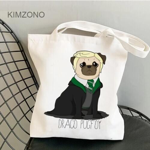 Draco Malfoy shopping bag tote bolso bolsas de tela cotton shopper grocery bag bolsas reutilizables cloth cabas