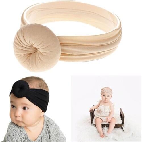 Girls Scrunchies Elastic Hairbands Fashion Headwear Elegant Hair Ties Ponytail Holders Hair Accessories Retro Turban Bandage