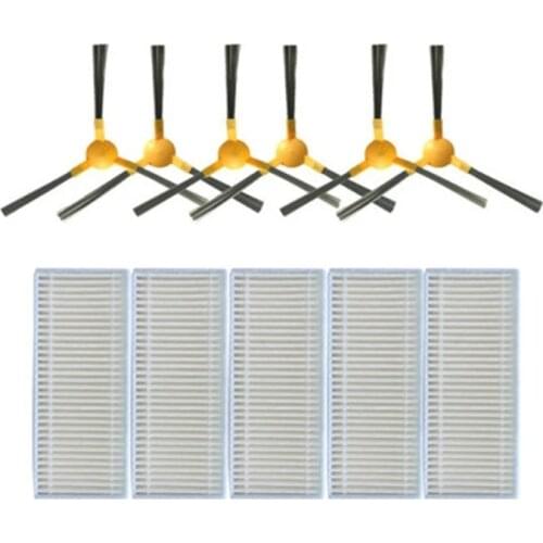 Robot Vacuum Cleaner Side Brush Hepa Filter for Tesvor V300 Robotic Vacuum Cleaner Parts Accessories Replacement