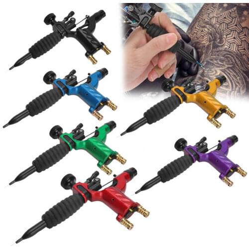 Rotary Tattoo Machine Shader & Liner 6 Colors Tattoo Motor Gun Kit Professional Electric Makeup Tattoo Pen Machine for Tattooing