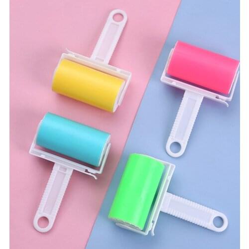 Pet Cleaning Hair Brush Reusable Home Essential Tool Washable Brush Fluff Cleaner Carpet Dust Sticky Picker Lint Roller