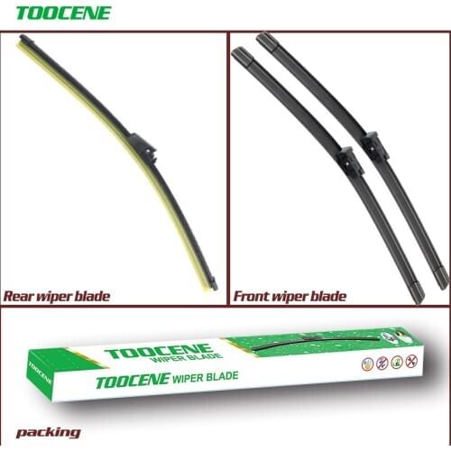 Front and Rear Wiper Blades For Volkswagen Passat B7 2012-2015 Auto Windshield Windscreen front window wiper 24"+19"+11"