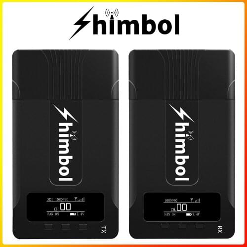 Shimbol ZOlink 600 1080P60 HDMI&SDI Built-in Antenna Wireless Video Transmission Suit, 600 ft Range, 3 APP Monitoring Transmitte