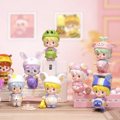 Sweet Bean Animal Babies Serie Action Figure Doll Toys Cute Collectible Blind Box Room Decoration Lovely Gifts for Kids Girls