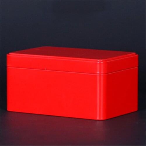 Retro Chinese Tea Caddies Iron Tin Box for Candy Biscuit Cookie Chocolate Storage Box Coffee Can Vintage Storage Organizer