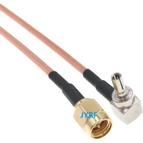 10pcs SMA Male To CRC9 Male 90 degree RG316 Coaxial Cable 8" 20CM Adapter 3G 4G wifi Antenna Cable
