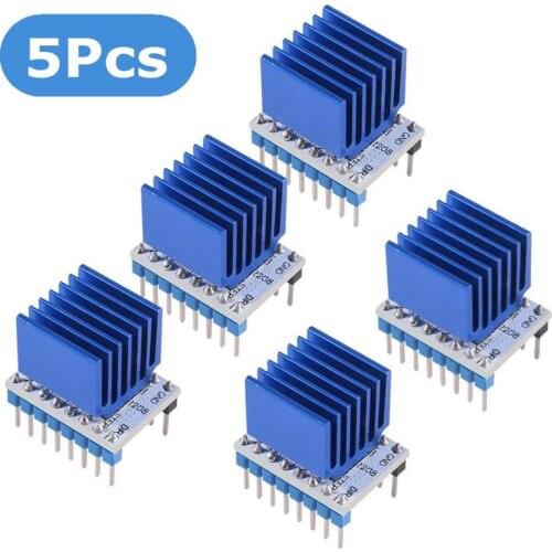 5Pcs MC2208 V1.2 Stepstick Stepper Motor Driver Module Carrier With Heat Sink 3D Printer Parts