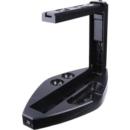 PS4 Accessories PS VR Glasses Holder Dual Charging Dock for PS Move Controller Dualshock4 Joystick PS4 Charger Game Disk Storage