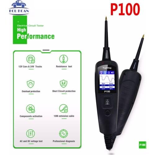 Jdiag Power Test Power Probe P100 Circuit Tester Automotive Diagnostic Tool p 100 for the same cars and trucks as the PT150