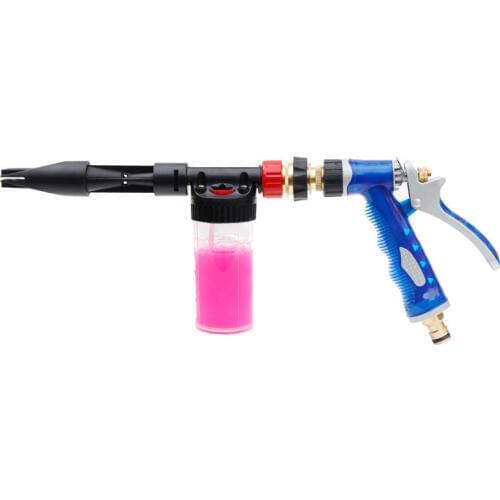Car Washer Gun High Pressure Snow Foamer Water Gun Profession Car Cleaning Foam Foam Gun Self-priming Foam Splitter Car Washer