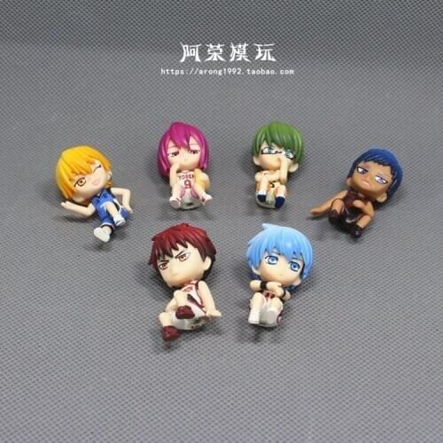 Kurokos Basketball Vulcan Yellow Seto Cute Small Doll Ornaments Figurine Model Action Figures Miniature Decoration Kids Toys