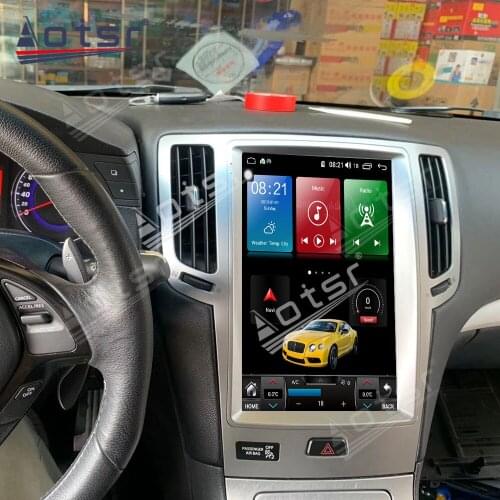 For Infiniti G25/Infiniti G37 Android 9.0 Car GPS Navigation PX6 Tesla Screen Car Radio Multimedia Player Auto Stereo Head Unit