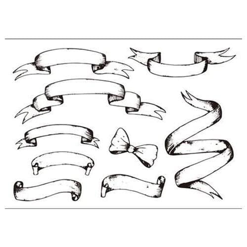 Label stamp Clear Stamp for Scrapbooking Transparent Silicone Rubber DIY Photo Album Decor 214