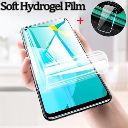 Hydrogel Film + Camera Glass For Honor-30 s Huawei Honor30 Pro+ Screen Protector Honor 30pro Plus x10 hidrogel Honor 30s