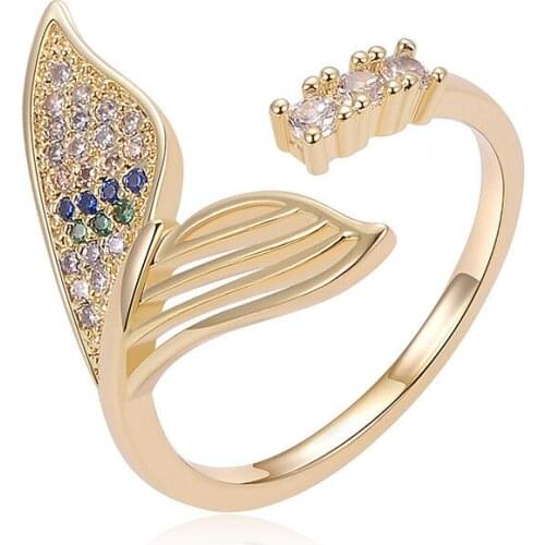 GuoGuo Jewelry Rings With Crystals