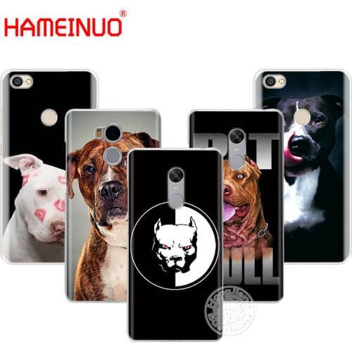 HAMEINUO pitbull dog Cover phone Case for Xiaomi redmi 4 1 1s 2 3 3s pro note 4 4X 4A 5A