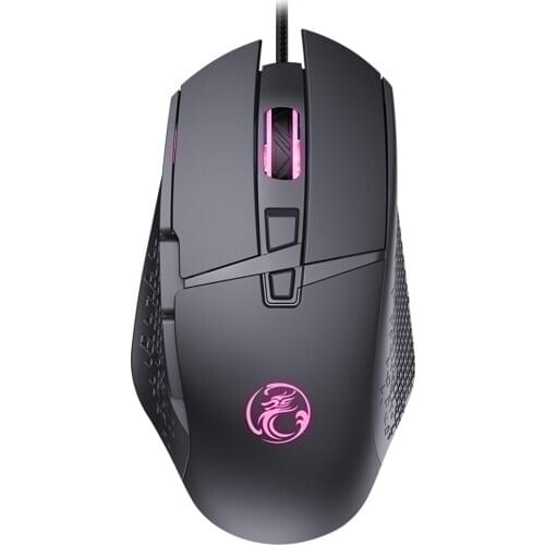 Gaming Ergonomic Mouse DPI Adjustable Mouse Household USB Wired Luminous 7200 Computer Accessories for IMICE T91