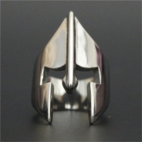 1pc New Arrival Polishing Cool Ring 316L Stainless Steel Man Boy Punk Style Ring