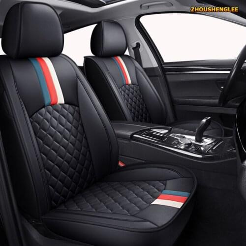 ZHOUSHENGLEE Leather car seat cover For geely emgrand ec7 ec8 x7 atlas sc5 sc6 car seat covers for geely all models car seats