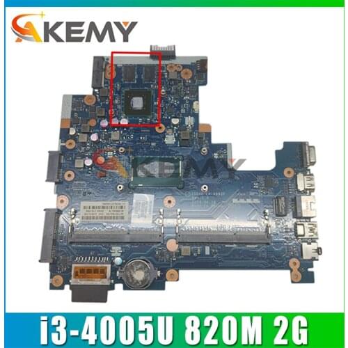 For HP 14-R 240 G3 246 G3 Series Laptop Motherboard With SR1EK i3-4005u CPU 820M 2G GPU ZSO40 LA-A993P 755832-001 100% Tested