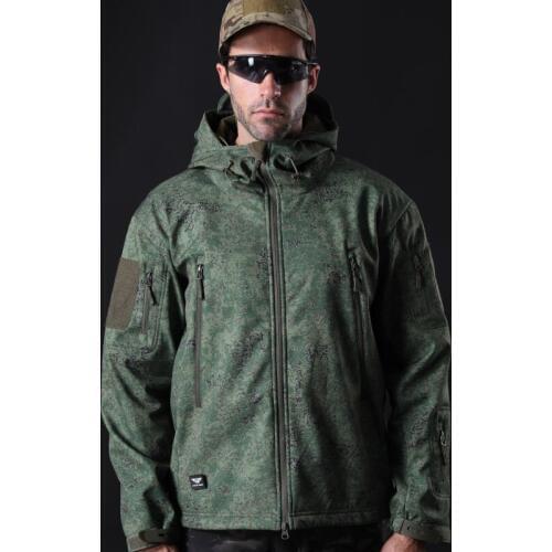 Hot Sale Shark Skin Tactical Soft Shell Jackets Men Outdoor Camping Fleece Warm Combat Military Waterproof Breathable Male Coats