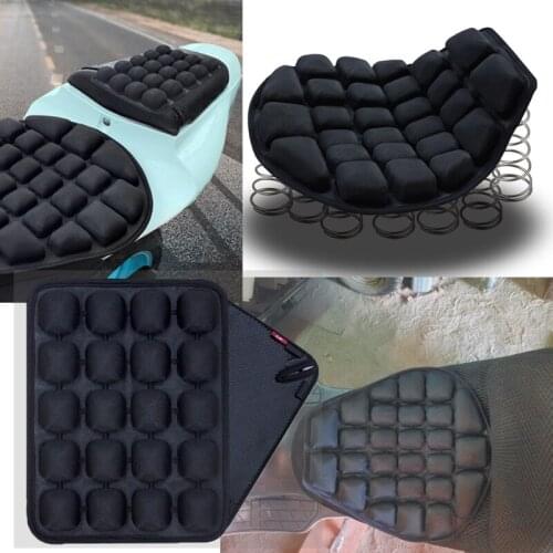 Air Pad Motorcycle Cool Seat Cover Seat Sunscreen Mat Electric Car Inflatable Decompression office Air Cushion Gift Inflatable