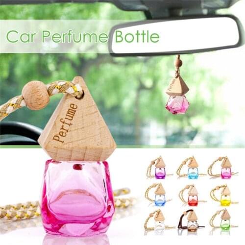 6ML Air Freshener Flavoring For Auto Perfume Car Air Freshener Perfume Original Importer Empty Hanging Glass Bottle