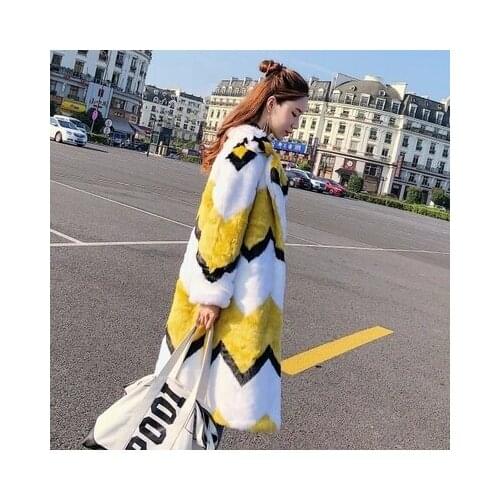 Plush New Faux Mink Fur Coat M2