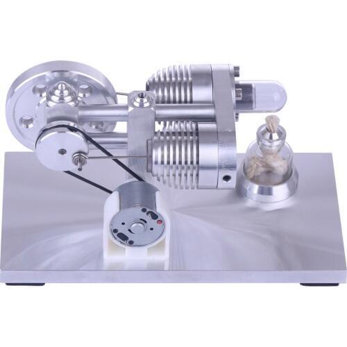 Superior Performance Aluminium Alloy Quartz Heating Tube Stirling Engine Educational Model Building Kit