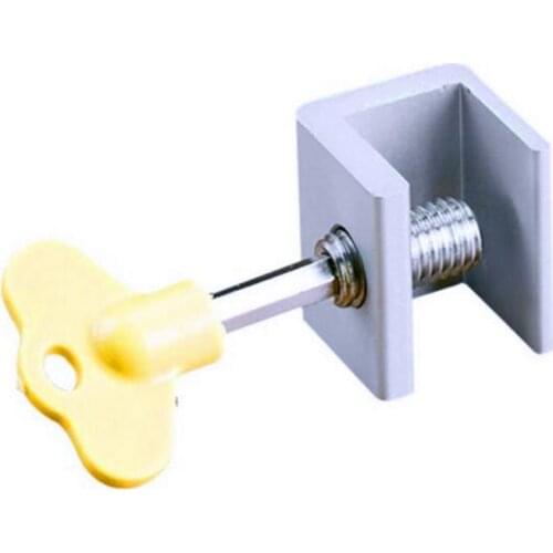Adjustable Sliding Window Lock Stop Restrictor Aluminum Alloy Door Frame Security Lock Home Office Safety Window Translate Lock