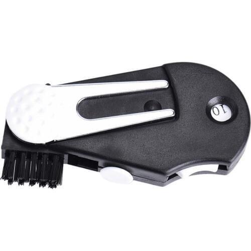 1pc5In1 Score Counter Training Aids Foldable Multifunctional Lawn Golf Divot Tool Portable Accessories Putting Green Fork Repair