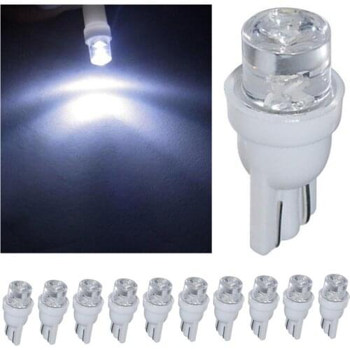 New 10Pcs T10 Car LED Daytime Super Bright Low Consumption Running Lights Car Lights 194 168 SMD W5W Wedge Side Bulb Lamp#294295