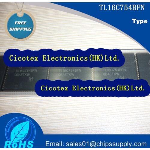 TL16C754BFN 68-PLCC IC QUAD UART 64BYTE FIFO 68-PLCC