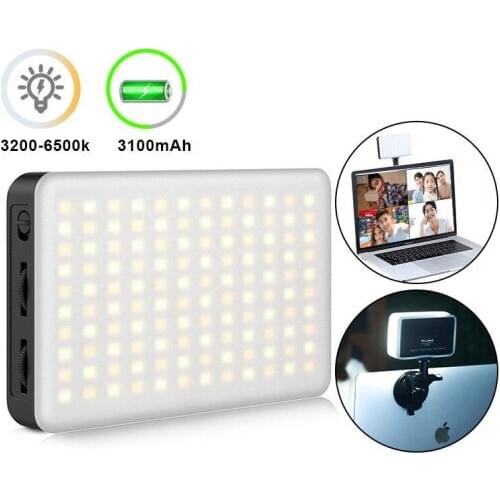 Universal Ultra Thin LED Video Light 3100mAh Built-in Battery 3200K-6500K Photographic Lighting Vlog Fill Light