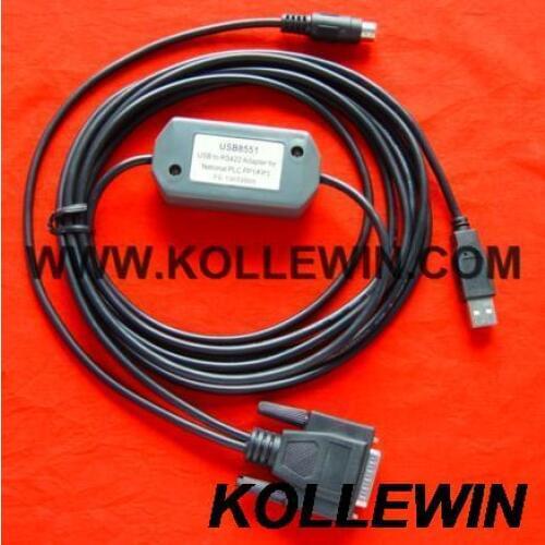 USB8551:Equal to USB8550+AFP1523 or USB8550+AFP5523,USB PLC cable directly for Panasonnic FP1,FP3/FP5 series freeship USB 8551