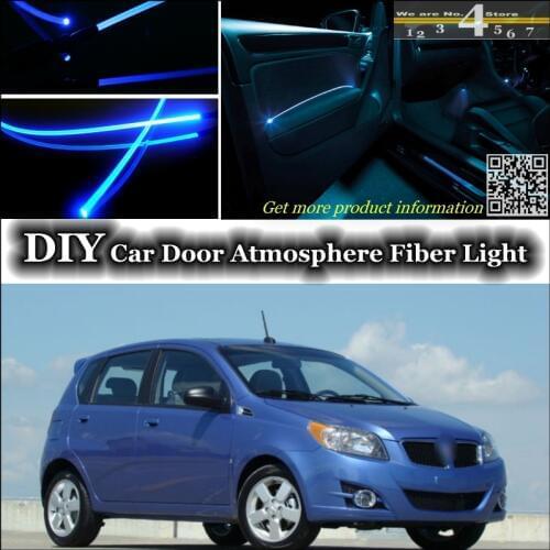 Interior Ambient Light Tuning Atmosphere Fiber Optic Band Lights For Pontiac G3 / Wave Inside Door Panel illumination